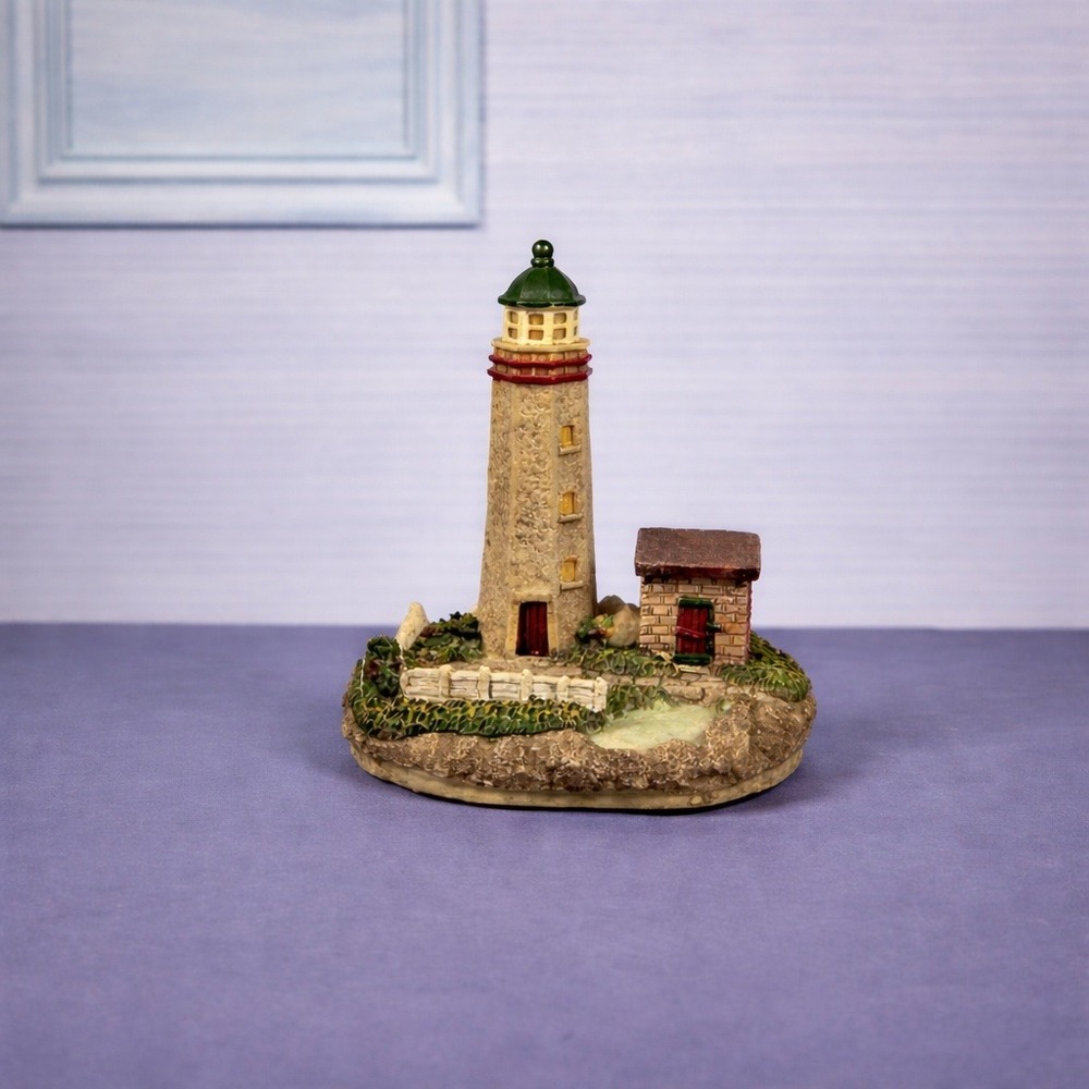 K's Collection Lighthouse Figurine Gazebo 1990s Coastal Decor